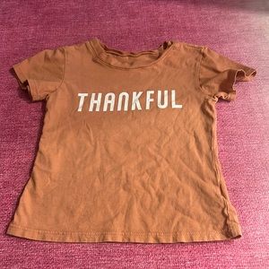 Brokedown Clothing Thankful Baby Tee 18 months